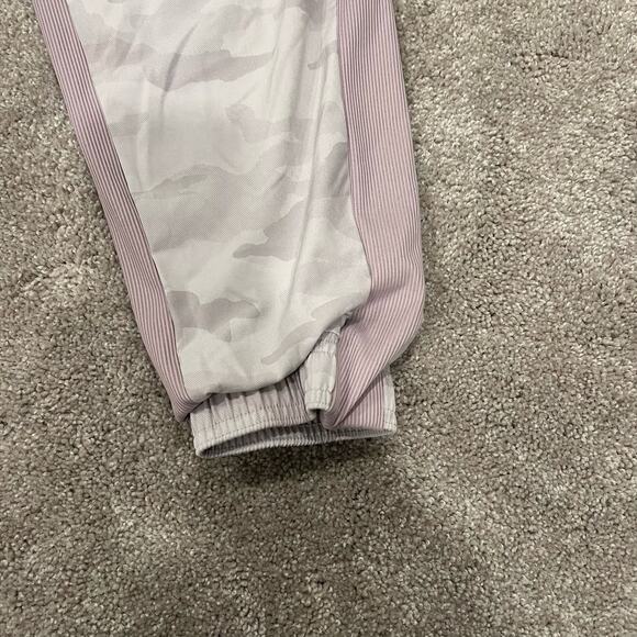 Athleta Women's Pull On Streth Brookyn Lined Jogger Purple Camo Size 8 - Picture 3 of 11